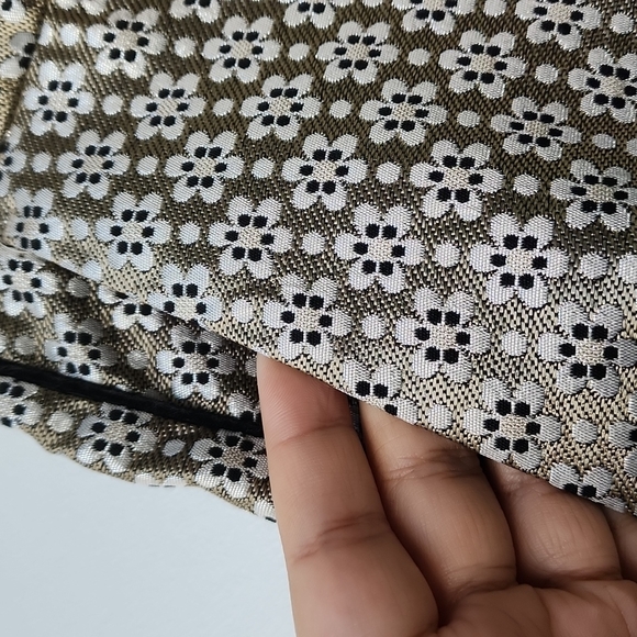 BNWT Maje Pane Metallic Floral Jacquard Trousers - Picture 8 of 11